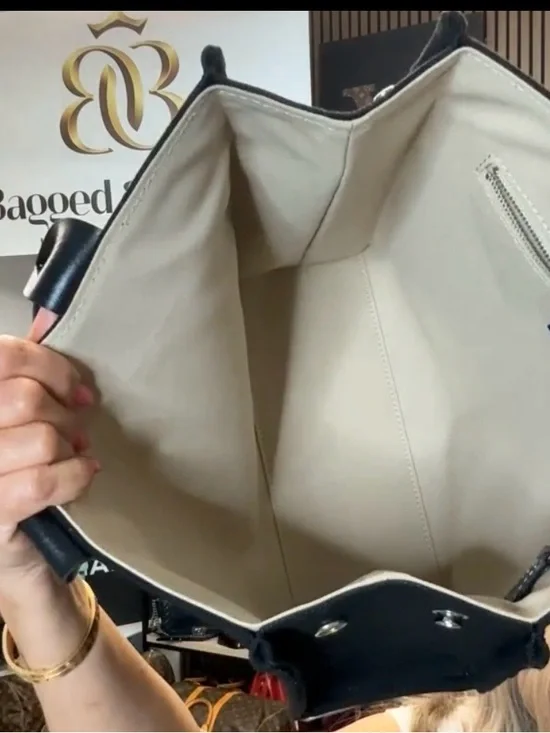 Burberry Black Tote with Leather Handles - Picture 10 of 16